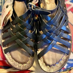 A.S. 98 - Black (Nero) “RALSTON” Sandals !!